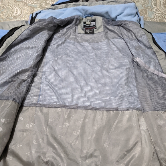 The North Face Hyvent jacket size M, blue grey white. - Picture 3 of 6
